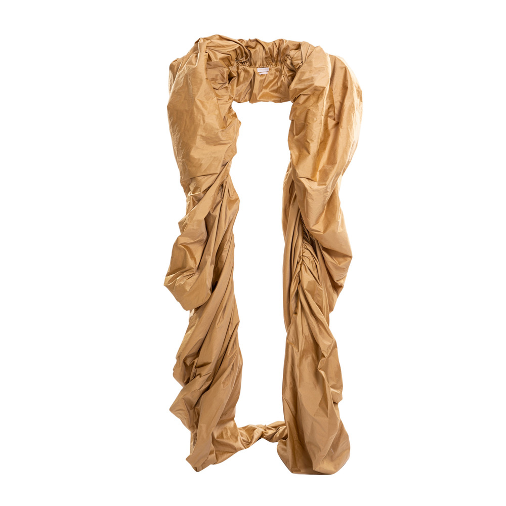 SAIID KOBEISY Gold Taffeta Cape